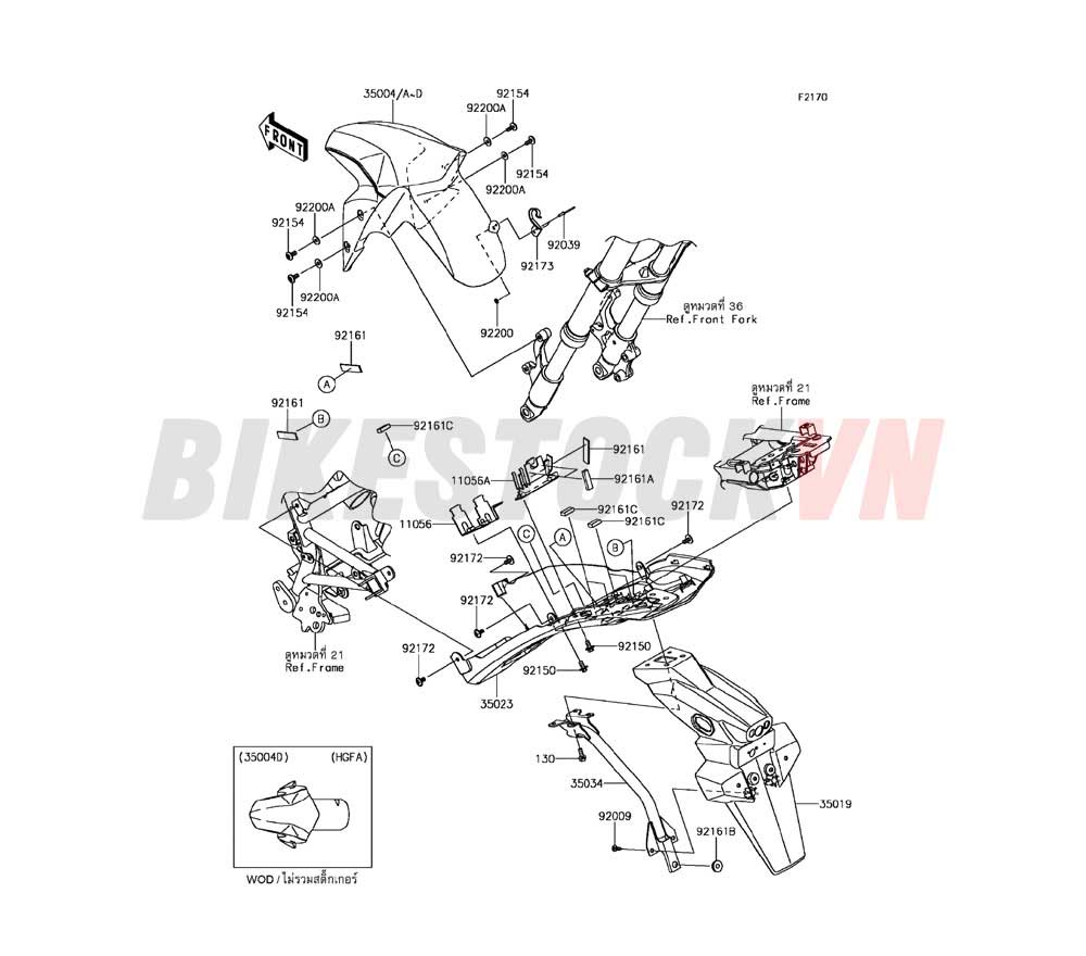 CHASSIS FENDERS