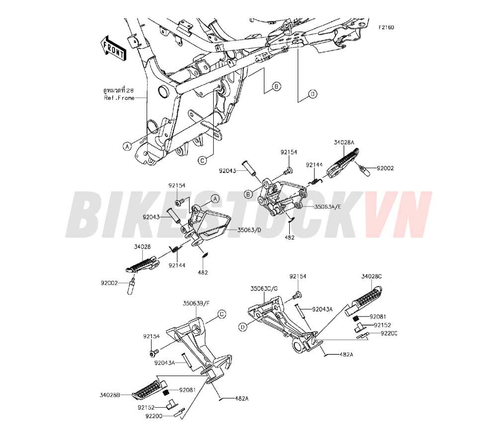 CHASSIS FOOTRESTS