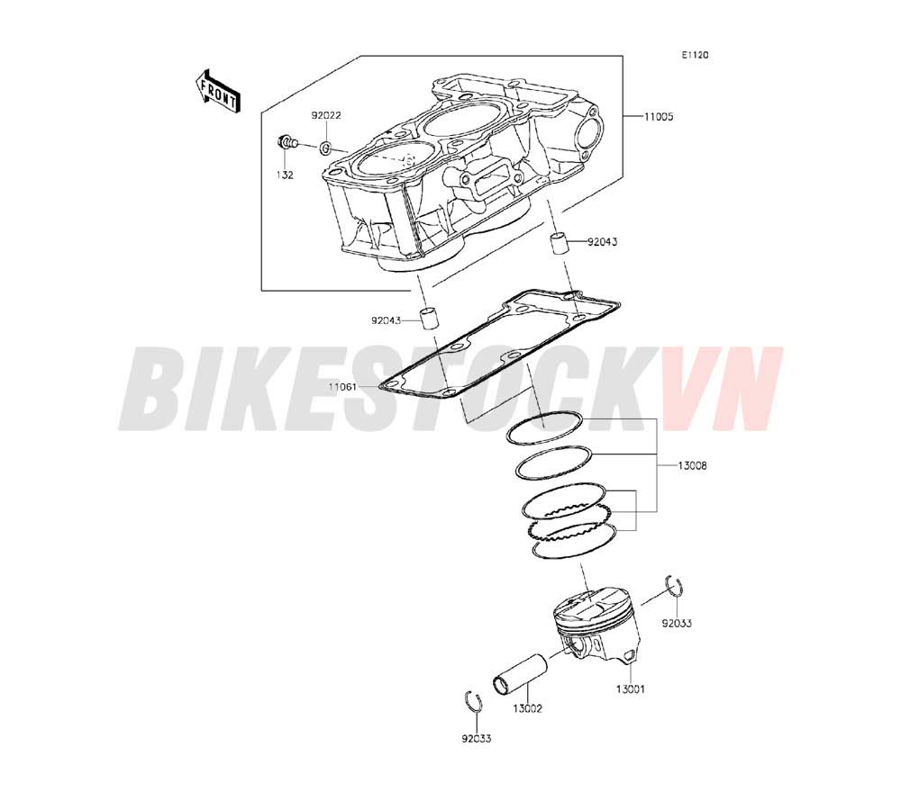 ENGINE CYLINDER/PISTON(S)