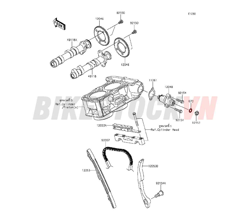 ENGINE CAMSHAFT(S)/TENSIONER