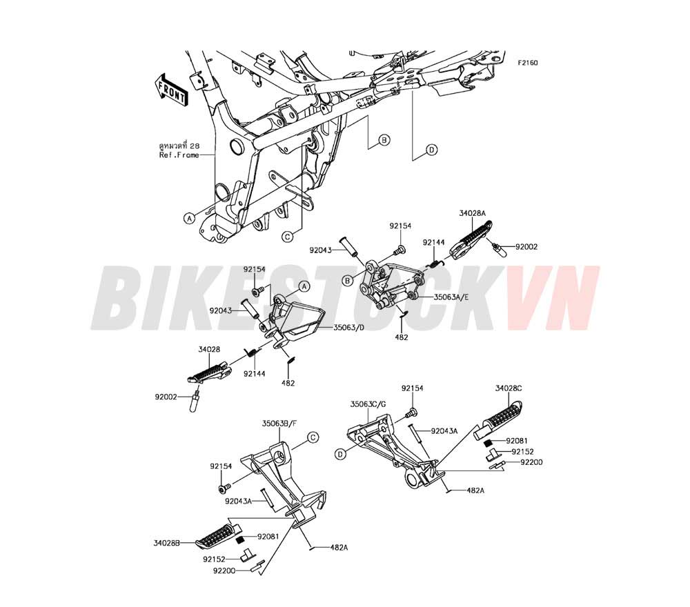 CHASSIS FOOTRESTS