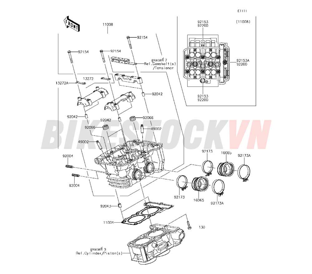 ENGINE CYLINDER HEAD