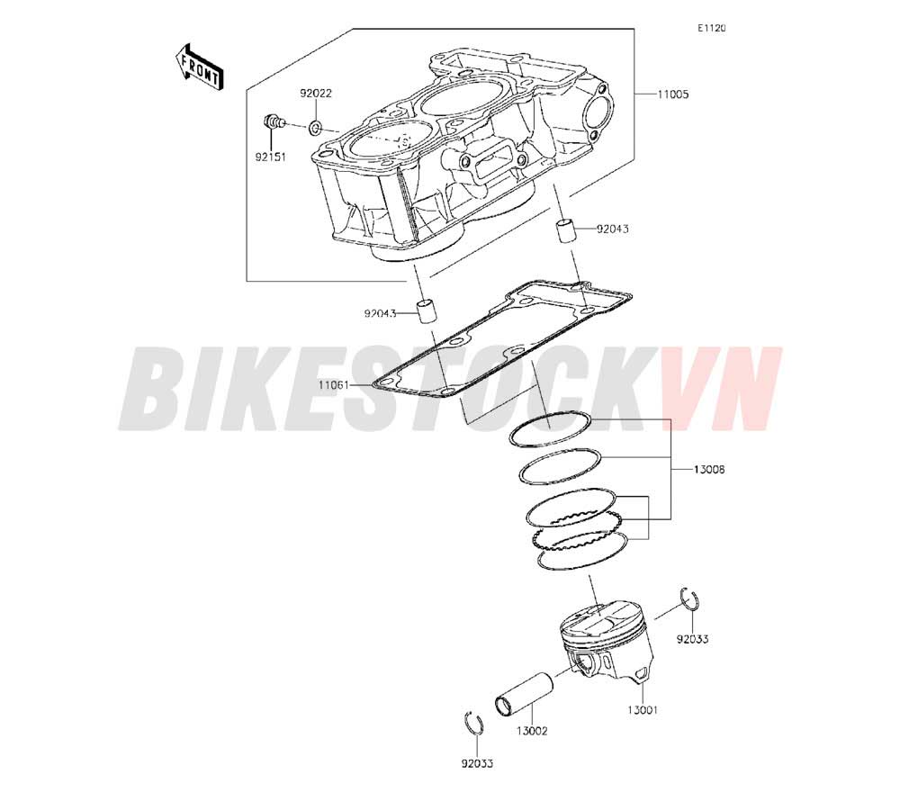 ENGINE CYLINDER/PISTON(S)