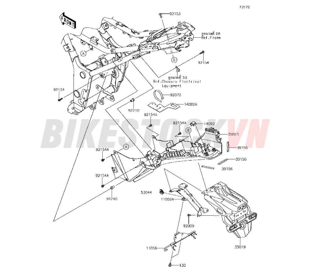 CHASSIS REAR FENDER(S)