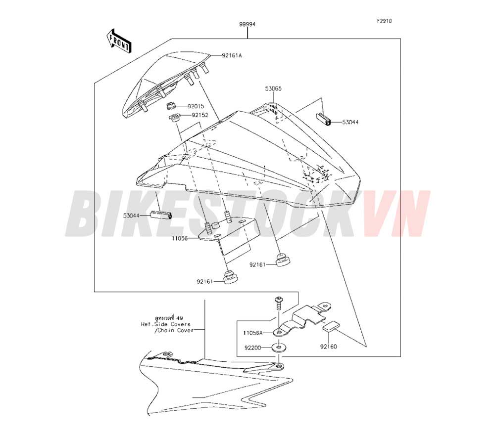 CHASSIS ACCESSORY(SINGLE SEAT COVER)