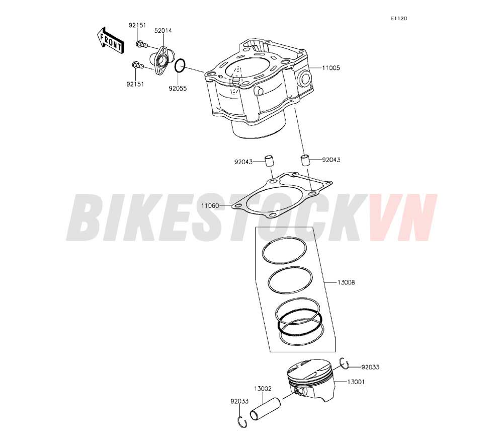 ENGINE CYLINDER/PISTON(S)