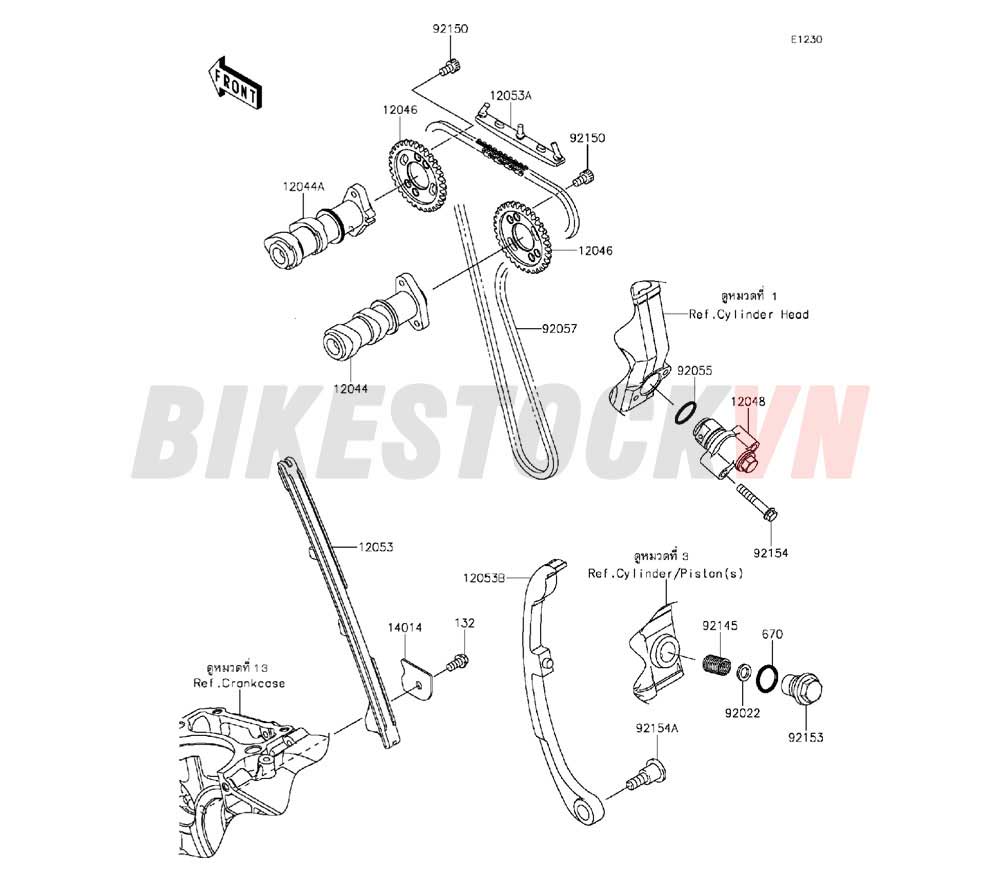 ENGINE CAMSHAFT(S)/TENSIONER