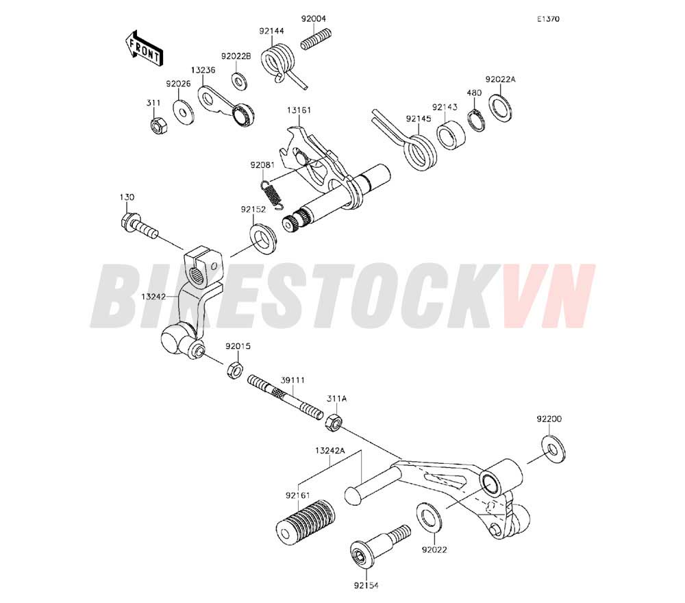 ENGINE GEAR CHANGE MECHANISM