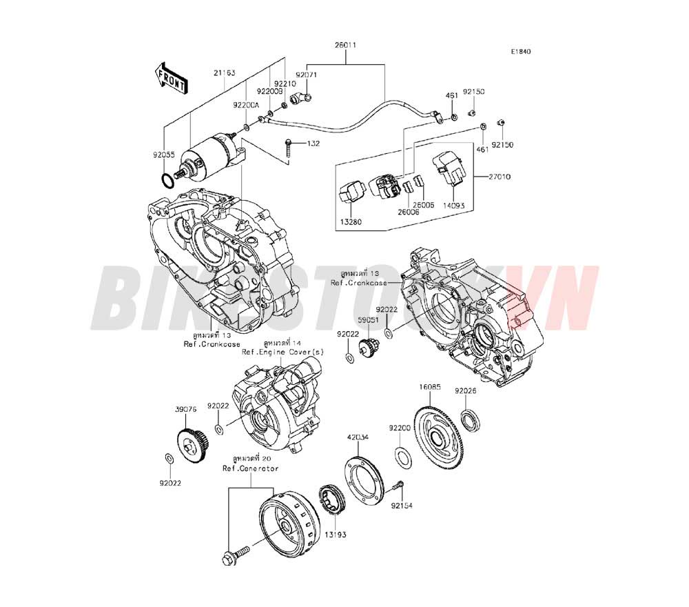 ENGINE STARTER MOTOR