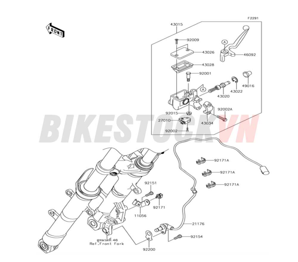 CHASSIS FRONT MASTER CYLINDER