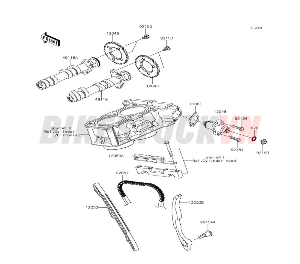 ENGINE CAMSHAFT(S) TENSIONER