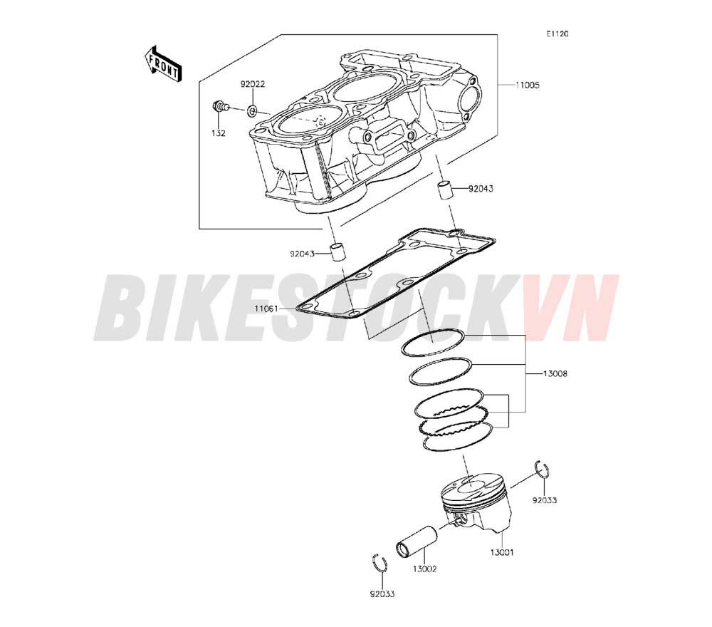 ENGINE CYLINDER/PISTON(S)