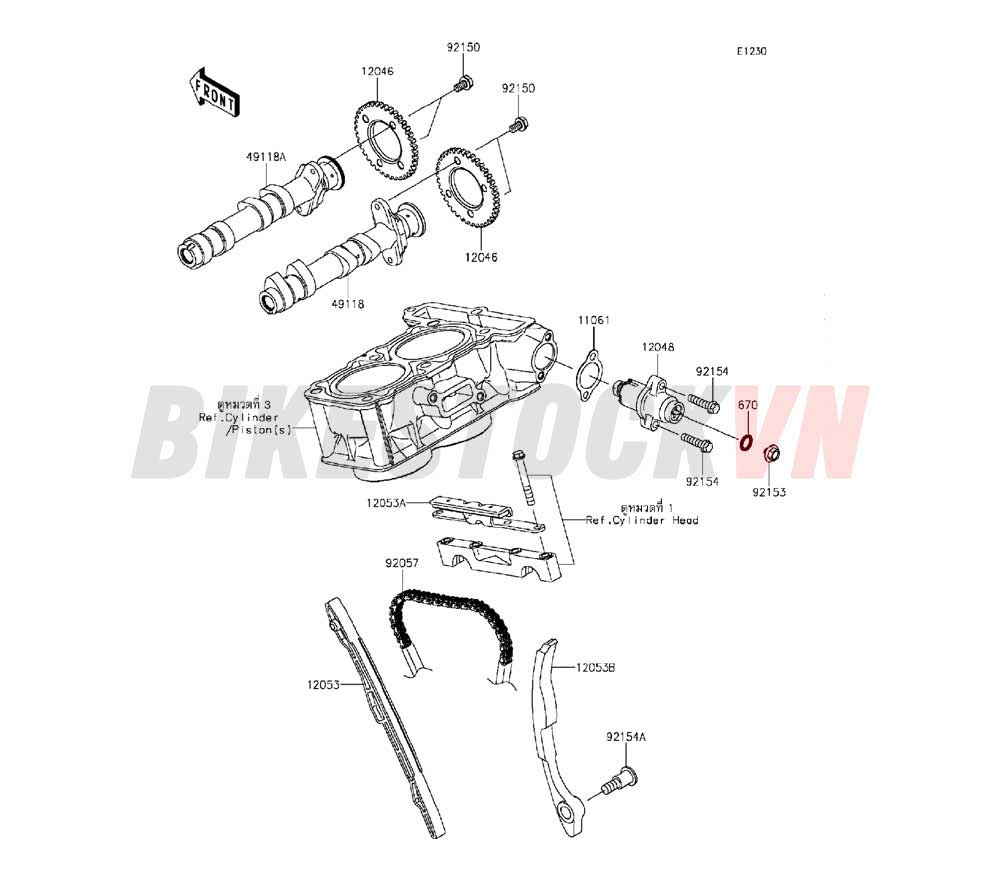 ENGINE CAMSHAFT(S)/TENSIONER