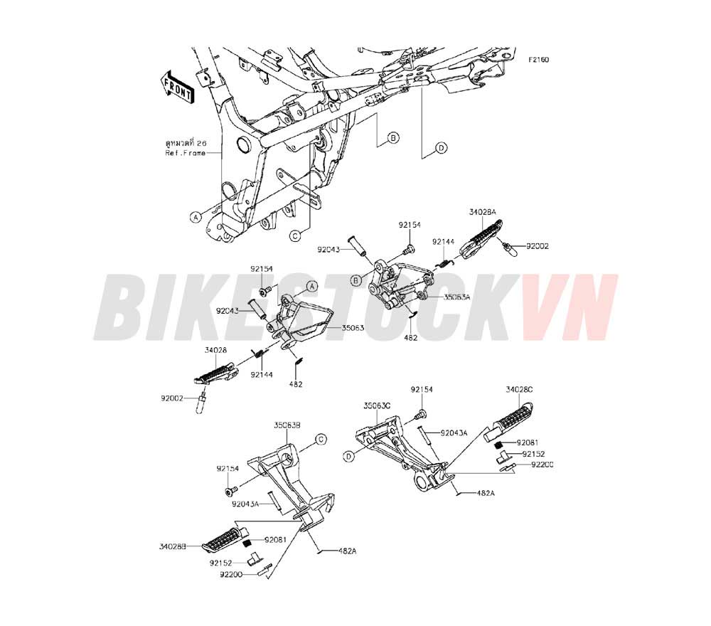 CHASSIS FOOTRESTS