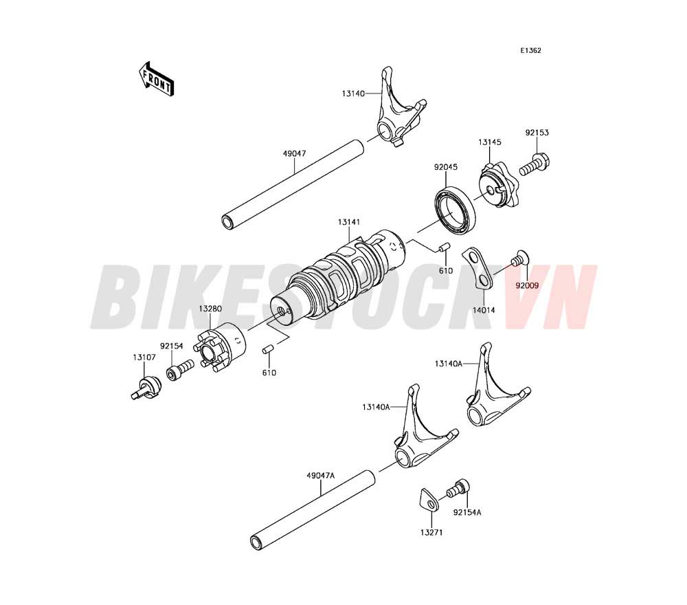 GEAR CHANGE DRUM SHIFT FORK(S)