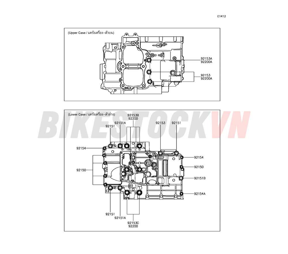 CRANKCASE BOLT PATTERN