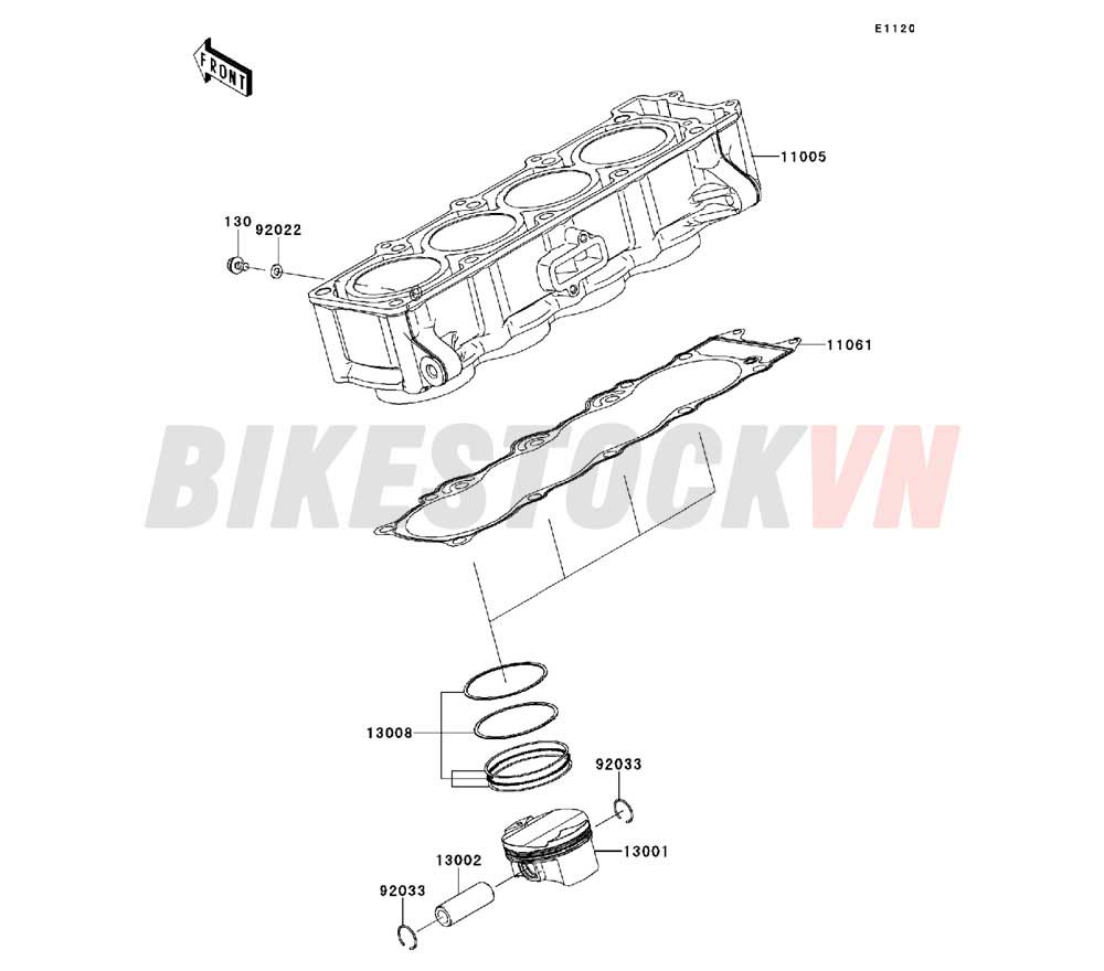 ENGINE CYLINDER/PISTON(S)