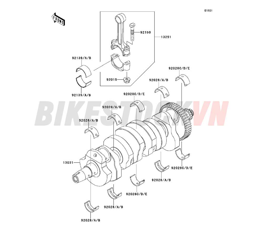 ENGINE CRANKSHAFT