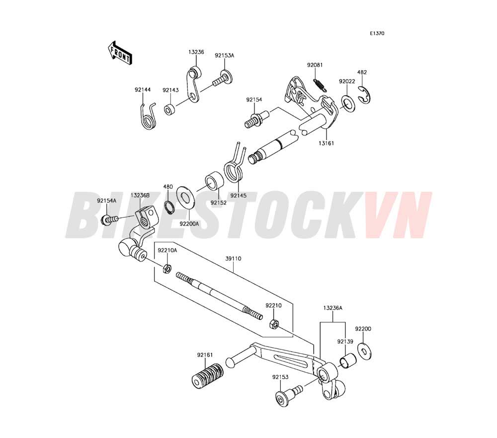 ENGINE GEAR CHANGE MECHANISM