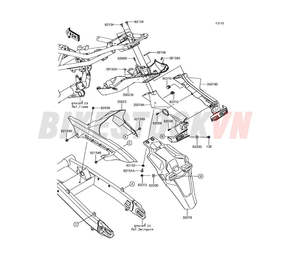 CHASSIS REAR FENDER(S)