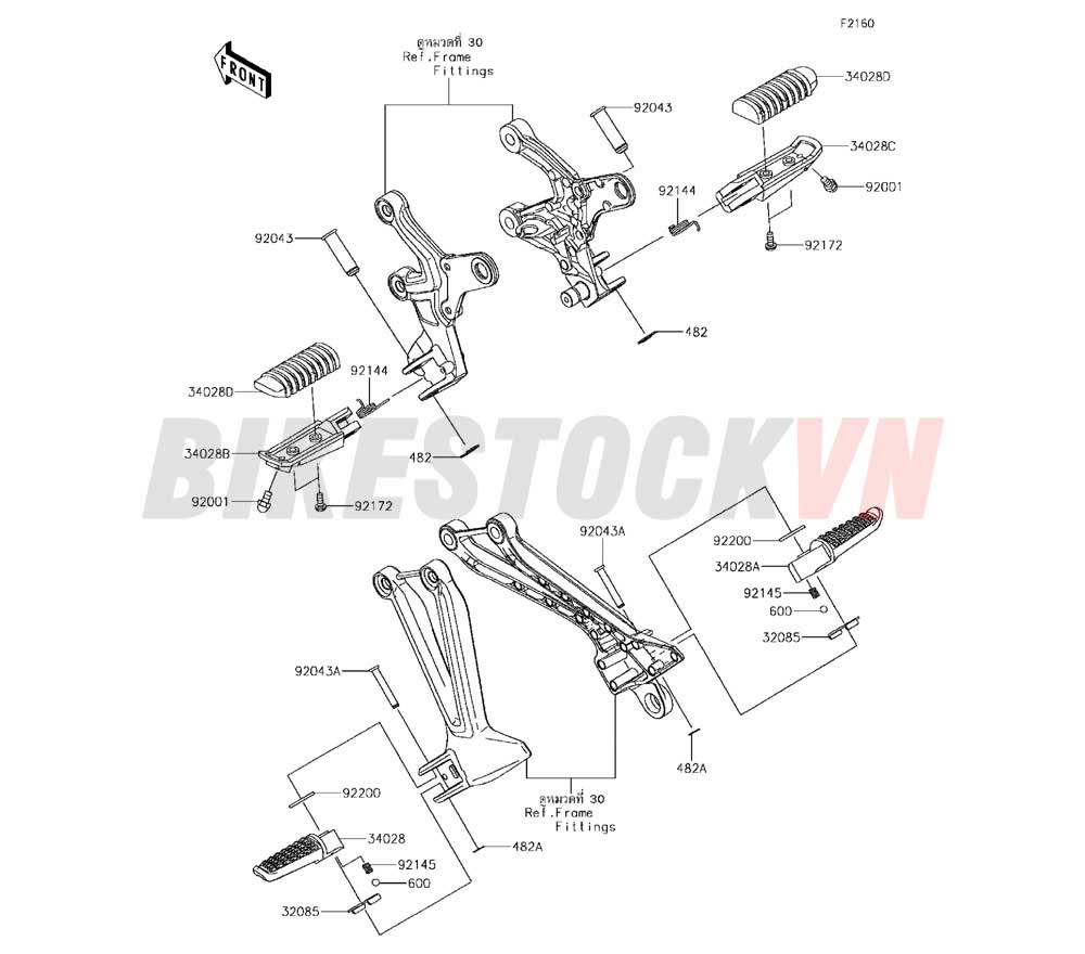 CHASSIS FOOTREST