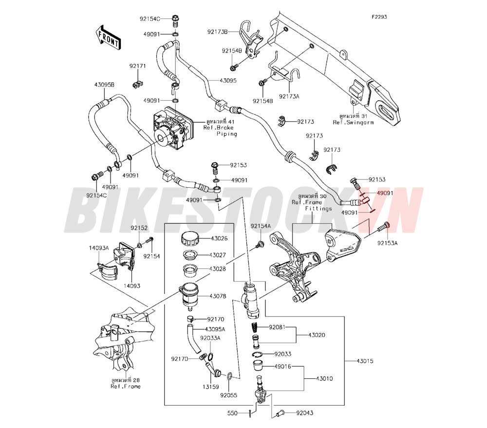 CHASSIS REAR MASTER CYLINDER