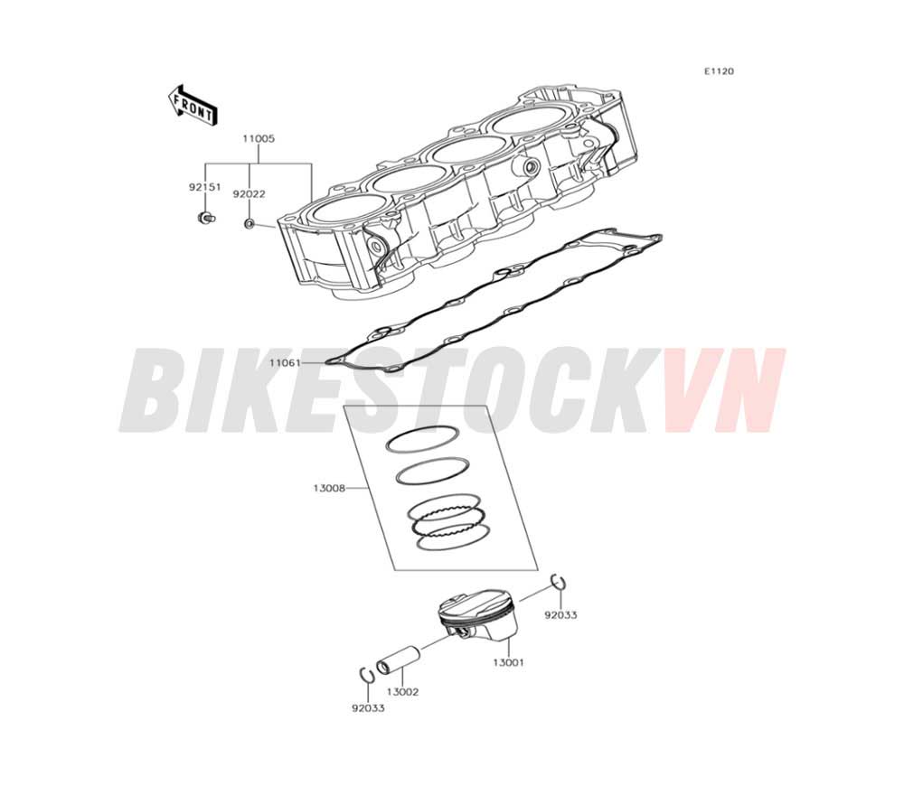 ENGINE CYLINDER/PISTON(S)