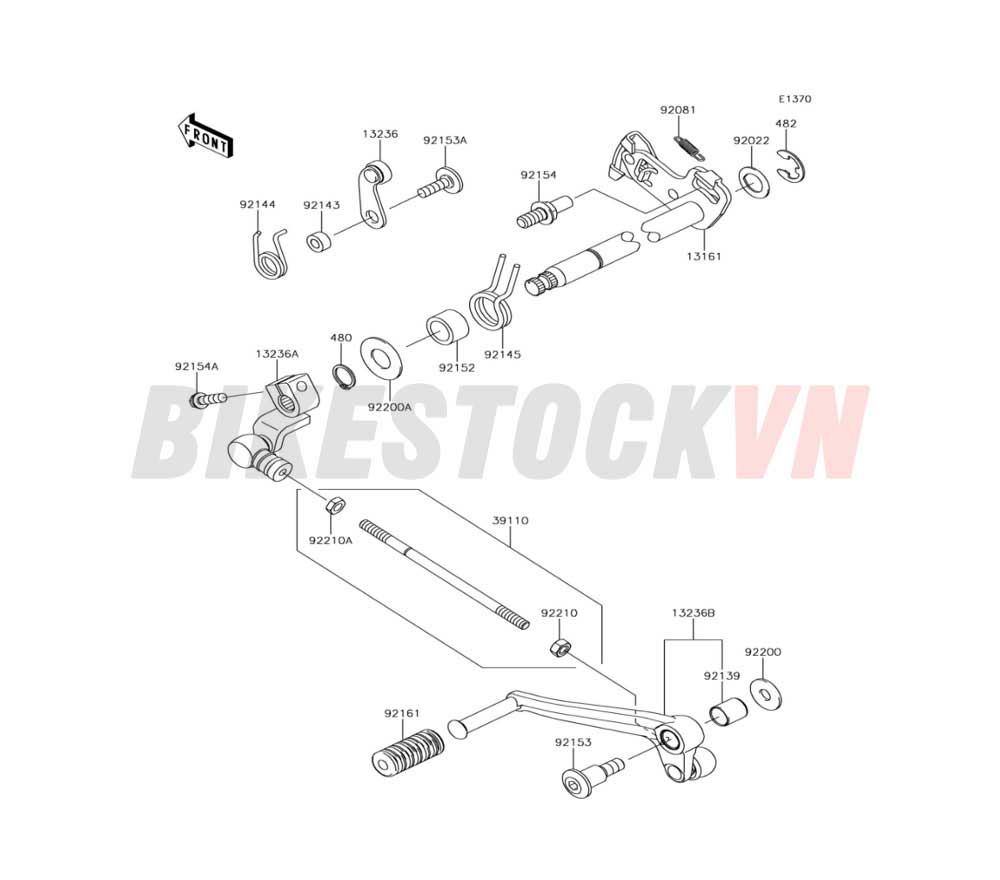 ENGINE GEAR CHANGE MECHANISM