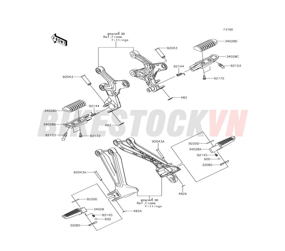 CHASSIS FOOTRESTS