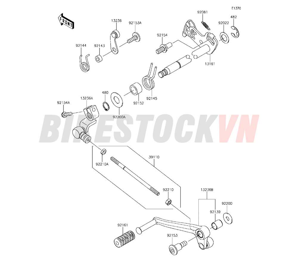 ENGINE GEAR CHANGE MECHANISM