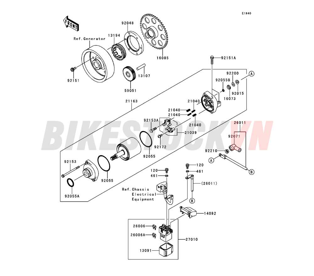 ENGINE STARTER MOTOR