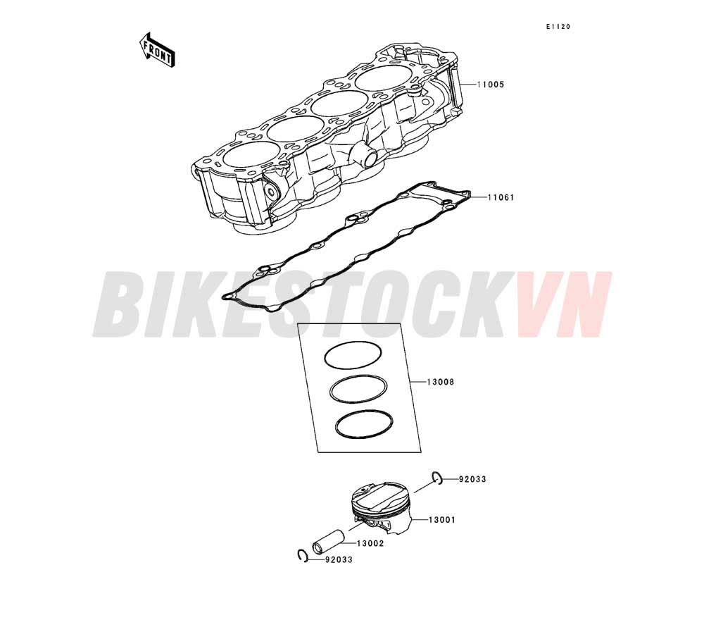 ENGINE CYLINDER/PISTON(S)