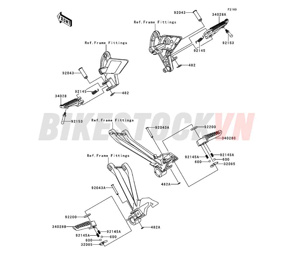 CHASSIS FOOTRESTS