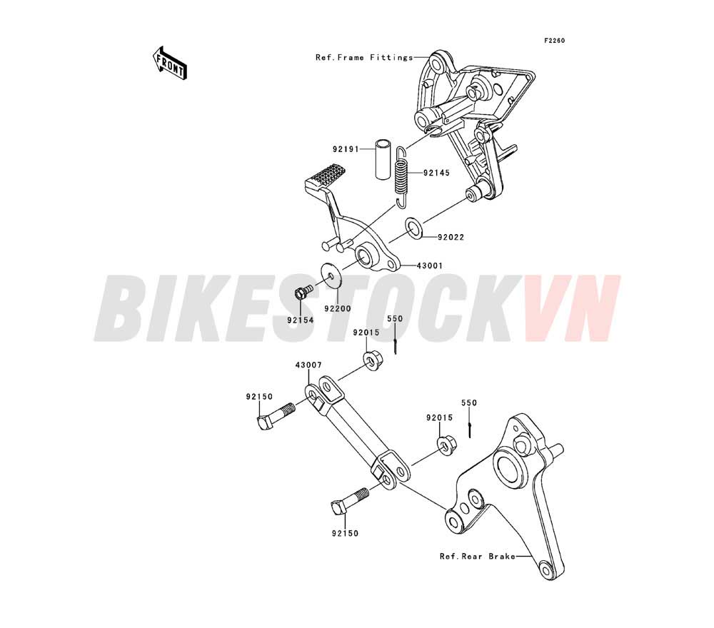 CHASSIS BRAKE PEDAL