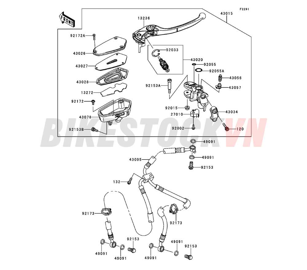 CHASSIS FRONT MASTER CYLINDER