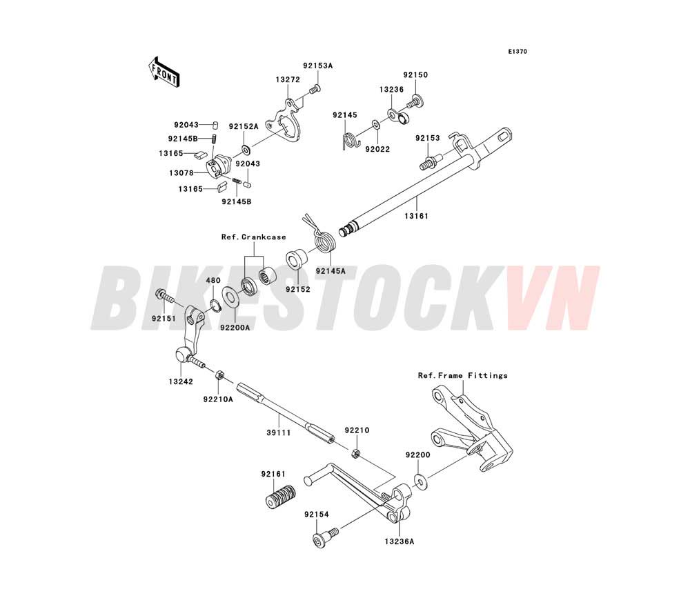 ENGINE GEAR CHANGE MECHANISM