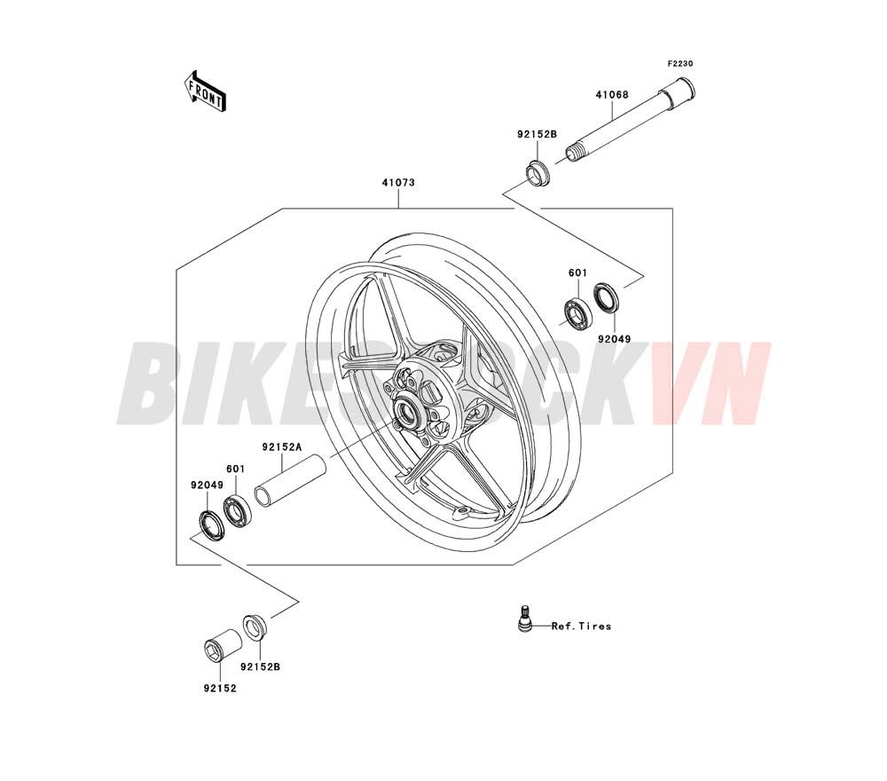 CHASSIS FRONT HUB