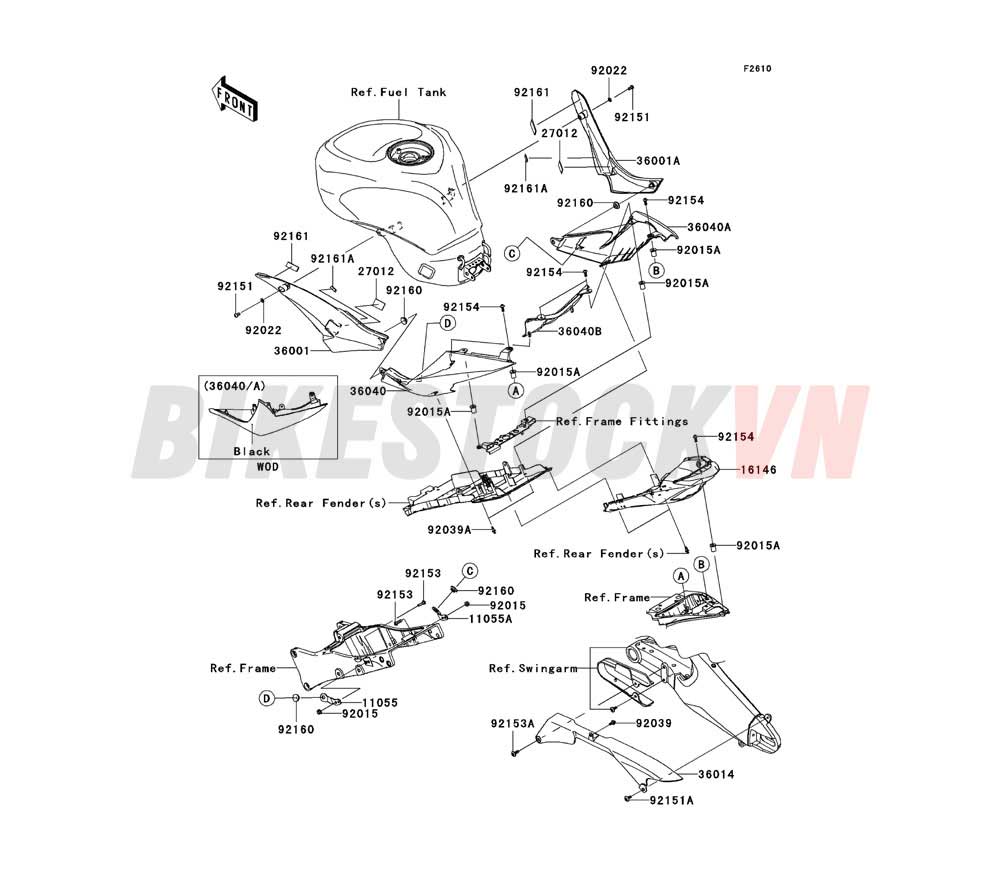 CHASSIS SIDE COVERS CHAIN COVER