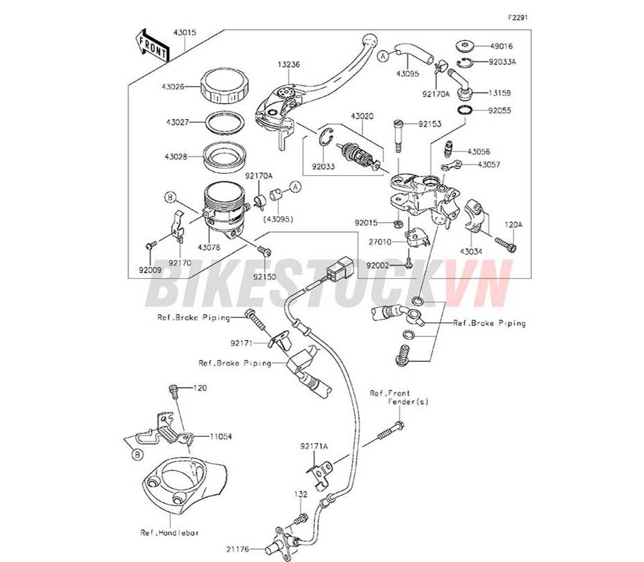 GRID-F8_XY LANH CHÍNH PHANH TRƯỚC