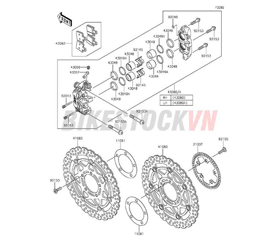 GRID-F9_NGÀM PHANH TRƯỚC