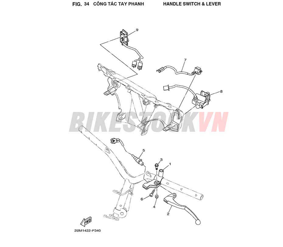 FIG-34_CÔNG TẮC TAY PHANH