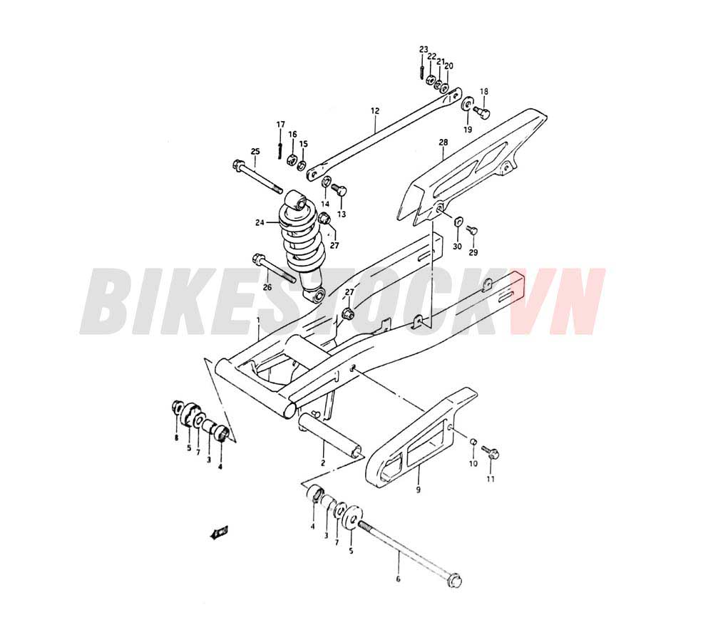 REAR SWINGING ARM