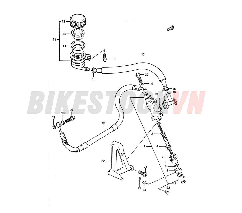 REAR MASTER CALIPER