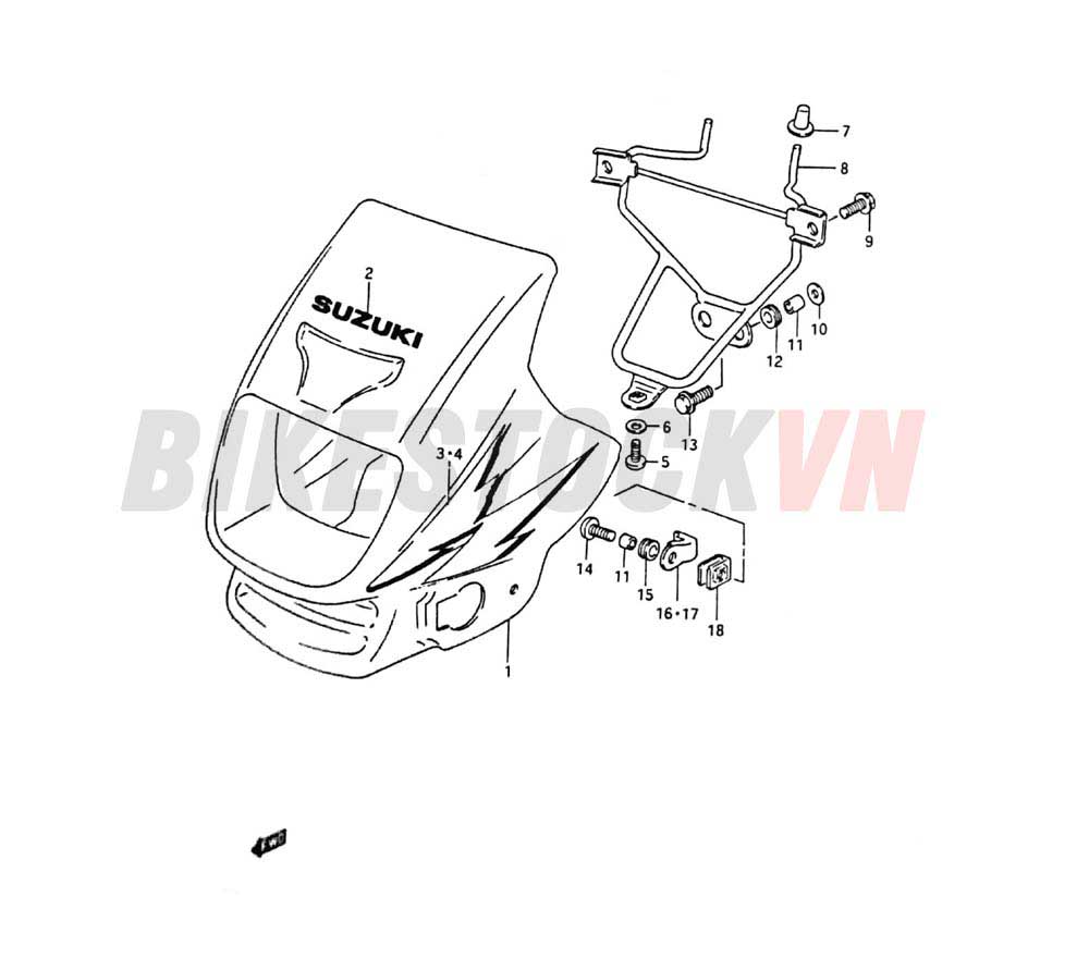 HEADLAMP HOUSING