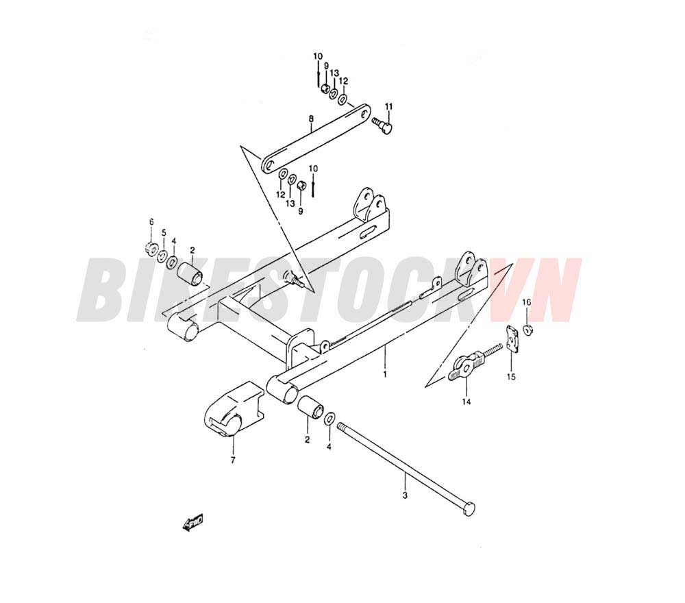 REAR SWINGING ARM