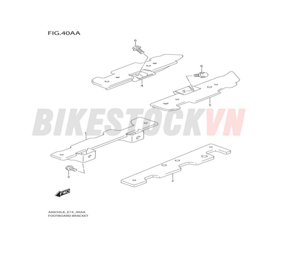 FOOTBOARD BRACKET