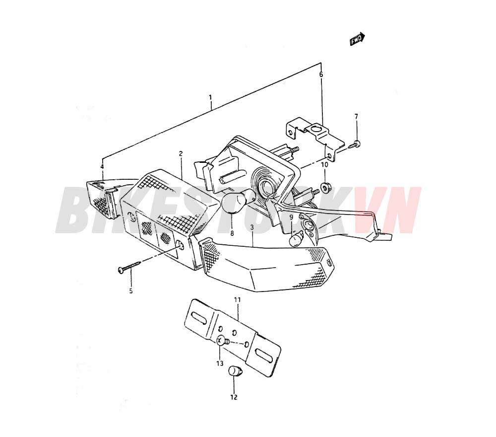 REAR CCMBINATION LAMP