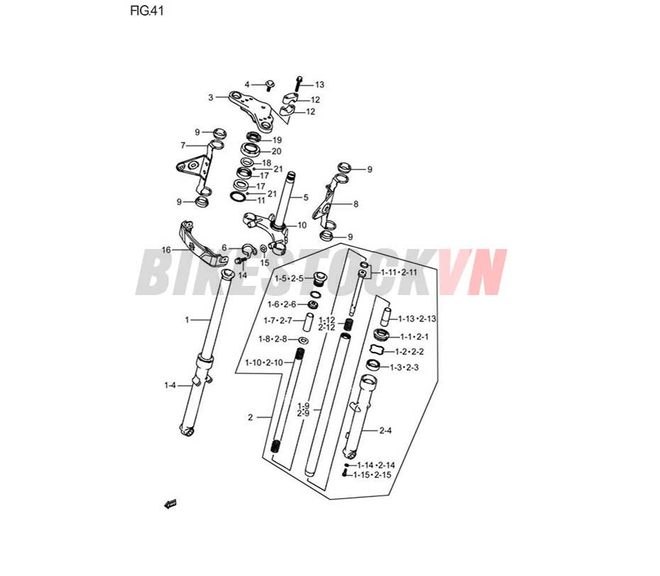 FIG-41_GIẢM XÓC TRƯỚC/THÂN CỔ LÁI