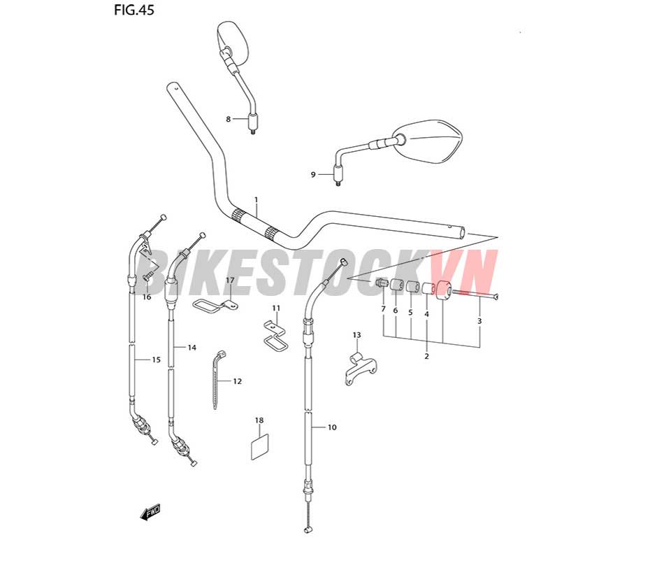 FIG-45_ỐNG TAY LÁI