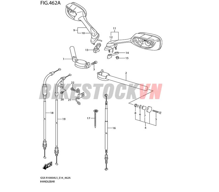 FIG-462A_ỐNG TAY LÁI